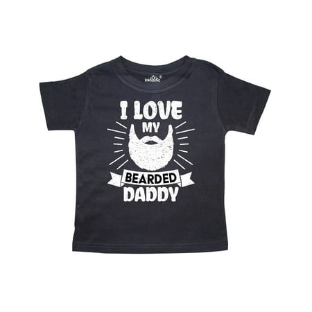 

Inktastic I Love My Bearded Daddy for Fathers Day with Grunge Gift Toddler Boy Girl T-Shirt