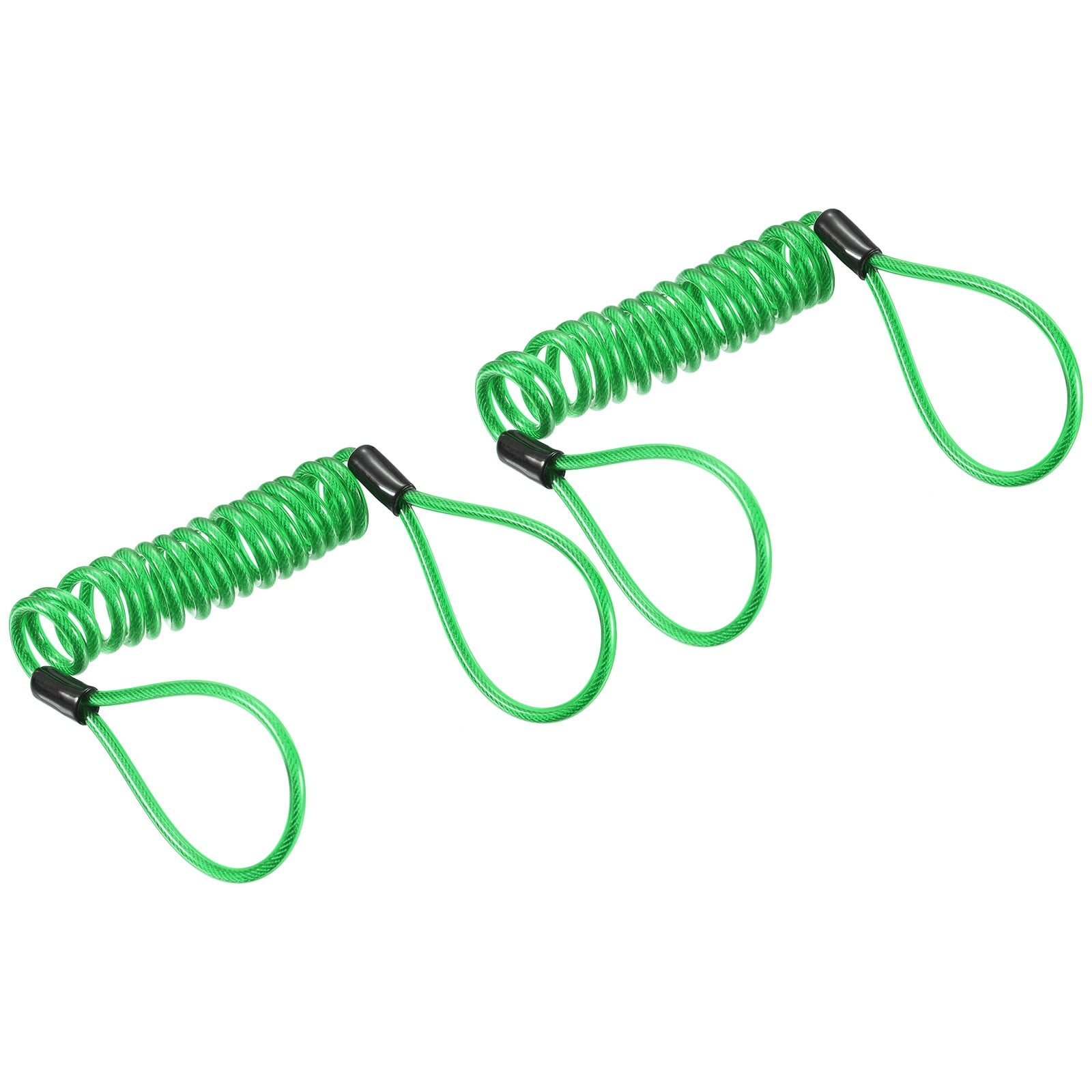 Unique Bargains Coated Security Steel Cable Lock Wire Rope Double Loop  Transparent 2.5mmx2m - Walmart.com