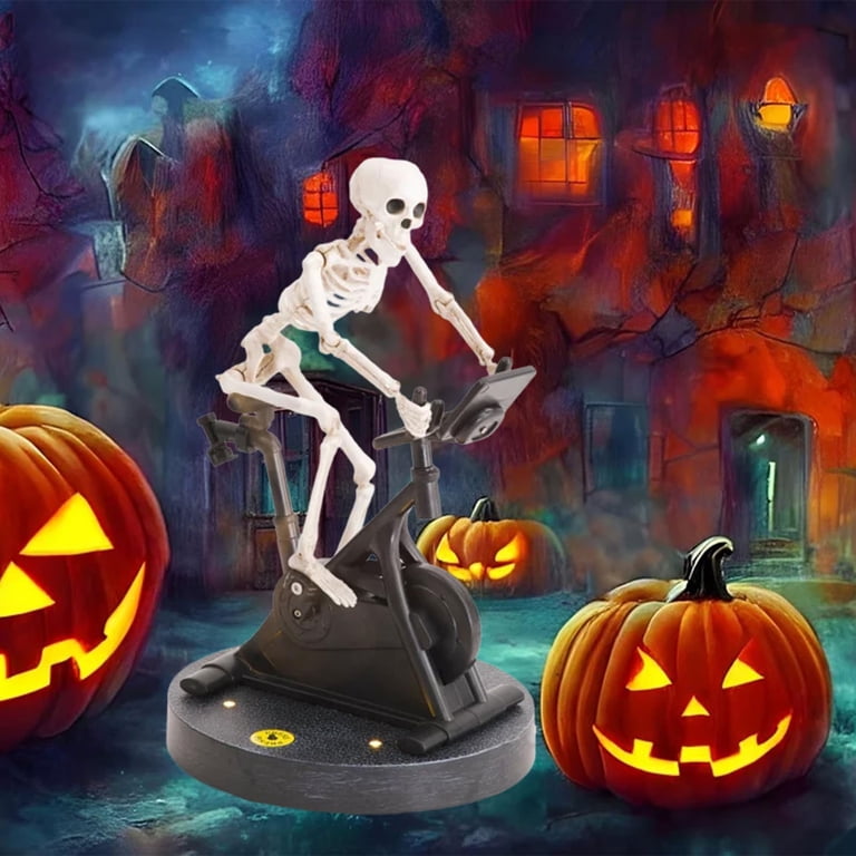 Skeleton Riding Trike Animated Skeleton On Tricycle
