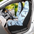 thumbnail image 6 of ALAZA Whales Car Seat Covers 2 PCs Universal Auto Front Seats Interior Protector, 6 of 7