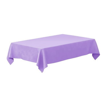 Rectangular 54" x 108" Purple Plastic Table Cover, by Way To Celebrate