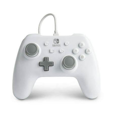 PowerA 1517033-01 Wired Controller for Nintendo Switch - White
