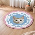 thumbnail image 3 of Sentmoon Bathroom Floor Mat Rugs for Living Room Customized Pet Pictures Crystal Velvet Carpets Around The Living Room and Bedroom Washable Cats and Dogs Gift Items, 3 of 5