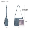 thumbnail image 3 of KL928 Medium Crossbody Purses for Women Handbag Leather Crossbody Shoulder Bags with Multi Pockets, 3 of 7