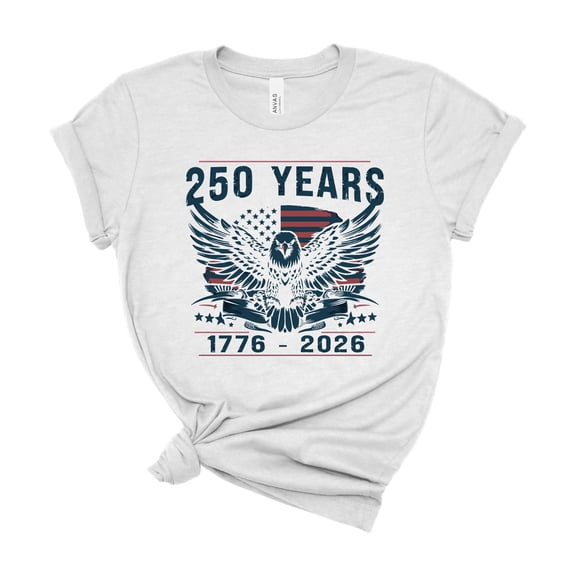 Patriotic Eagle America 250 Years Shirt, 1776–2026 Anniversary Tee