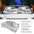 thumbnail image 5 of Disketp Windshield Sun Shade, Car Sun Shade For Front Window Cats Group Sunshades Sun Visor Protector Blocks Uv Rays Foldable, 5 of 9