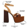 thumbnail image 5 of Journee Womens Asherby High Heel Platform Sandals, 5 of 9