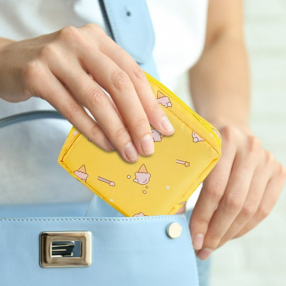 Bolsa para Guardar Toallas Sanitarias con Cremallera | Bolsa para Compresas Menstruales | Porta Toallas Sanitarias Portátil para Niñas, Adolescentes y Mujeres | Regalo para La Primera Menstruación |