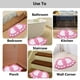thumbnail image 2 of Alfombra de baño Antideslizante, Alfombra de Ducha para baño con pies Grandes, Alfombra Peluda, Alfombra absorbente para el Piso, Felpudo (48 * 67 CM, Rosa) ER, 2 of 5