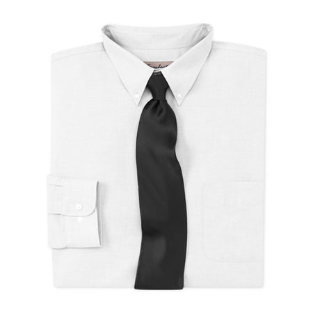 Men's Big & Tall Gold Series Neck-Relaxer Oxford Dress Shirt