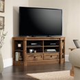 thumbnail image 2 of Pemberly Row Contemporary Engineered Wood 60" Corner TV Stand in Vintage Oak, 2 of 12
