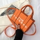 thumbnail image 4 of Bolso Bandolera para Mujer Letras en Bolsos Mano A La Satchel () Naranja, 4 of 5