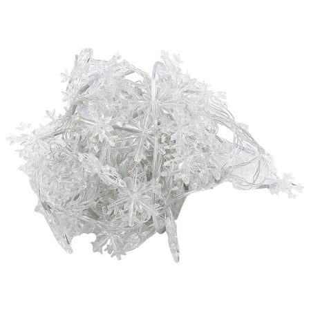 

Solar Powered Christmas Lights 10M 100Led Snowflakes Shape String Lights Party Wedding Christmas Decor