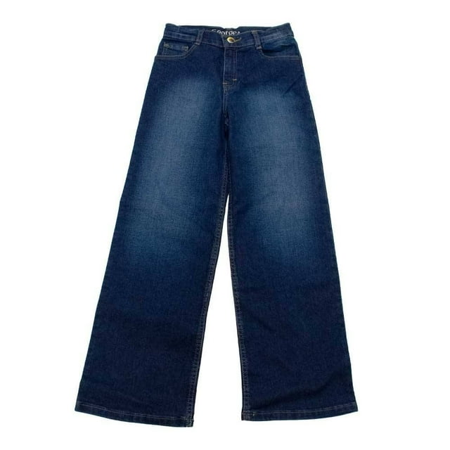 Jeans George para Niña Wide Leg Lavado Azul Talla 12