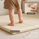 thumbnail image 3 of Alfombra de juego de espuma para bebé: piel sintética impermeable para niños, alfombrilla de juego para el suelo, alfombrilla gruesa para parque l, colchón acolchado (beige-Faltbale), 3 of 5