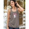 thumbnail image 2 of Love You Mom Cat N Kitten Racerback Tank Women -Image by Shutterstock, Female Large, 2 of 4
