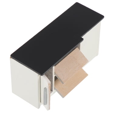WHAMVOX 1Pcs Tiny House Accessories Mini Kitchen Cabinet in for Furniture Model