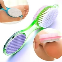 RAGUPEL 4 IN 1 Foot Care Callus Brush Pumice Scrubber Pedicure Exfoliate Remover Double Sided