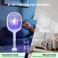 thumbnail image 6 of HIBIBUD 2026 New Electric Fly Swatter Racket 2 Pack,2 in 1 Bug Zapper with Usb Rechargeable Base,4000 Volt Mosquito Killer with 3-Layer Safety Mesh for Pest Insect Control for Indoor,Backyard,Camping, 6 of 7