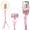 Pink, variant on LED Ring Light with 62" Tripod Stand, Phone Holder & Remote | Dimmable Selfie Light for Video Recording, Live Streaming, TikTok, YouTube, Makeup, Compatible with iPhone & Android