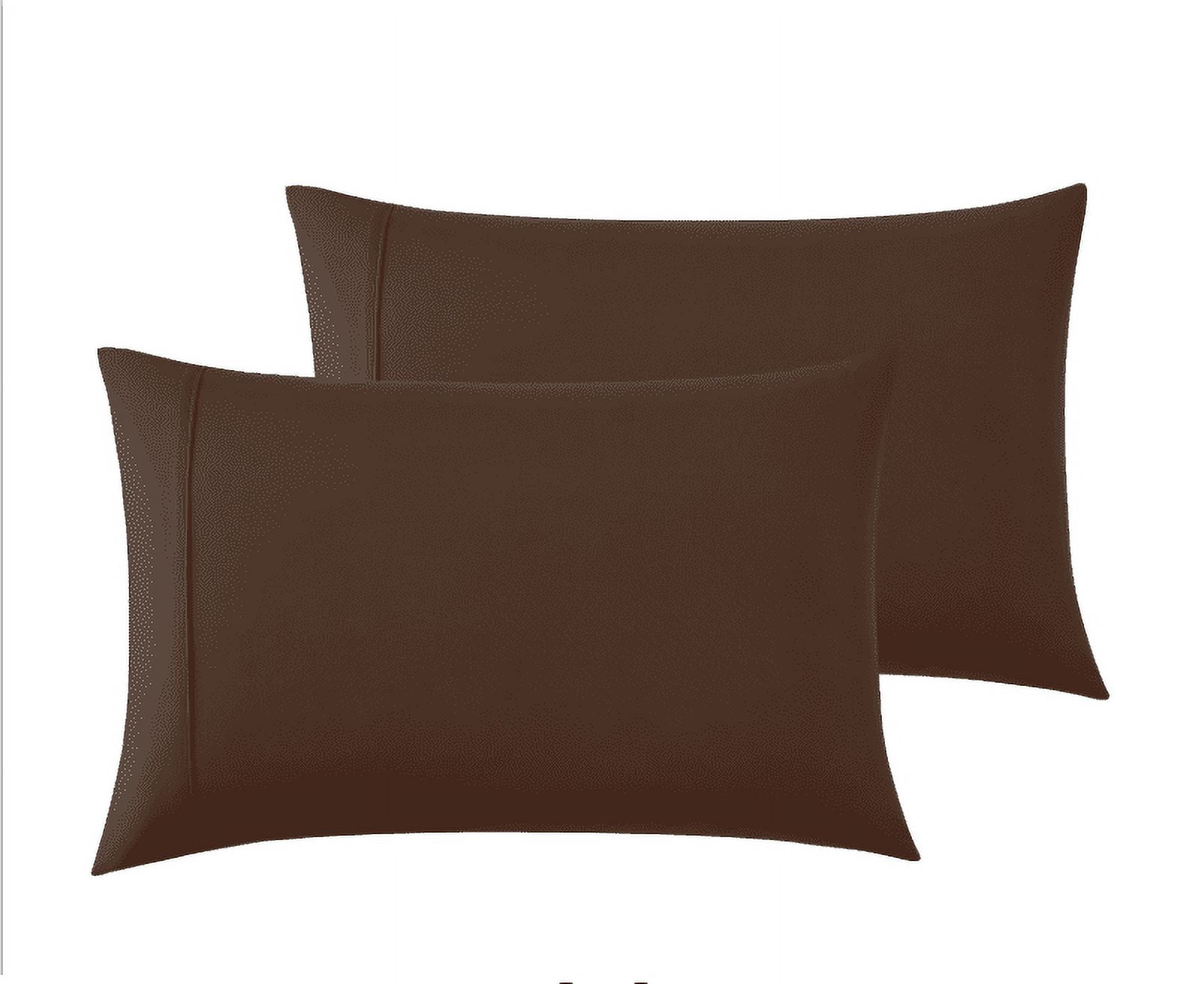 Sweet Home Collection 1500 Series Bed Sheets - Extra Soft Microfiber Deep Pocket 4pc Sheet Set - Brown, Twin