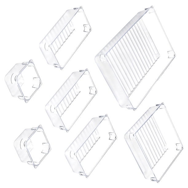 Advancent Caja de almacenamiento 7X, divisor de escritorio, cajón de escritorio, combinación libre, cocina, multiusos, ahorro de espacio, caja Almacenamiento y organización del hogar