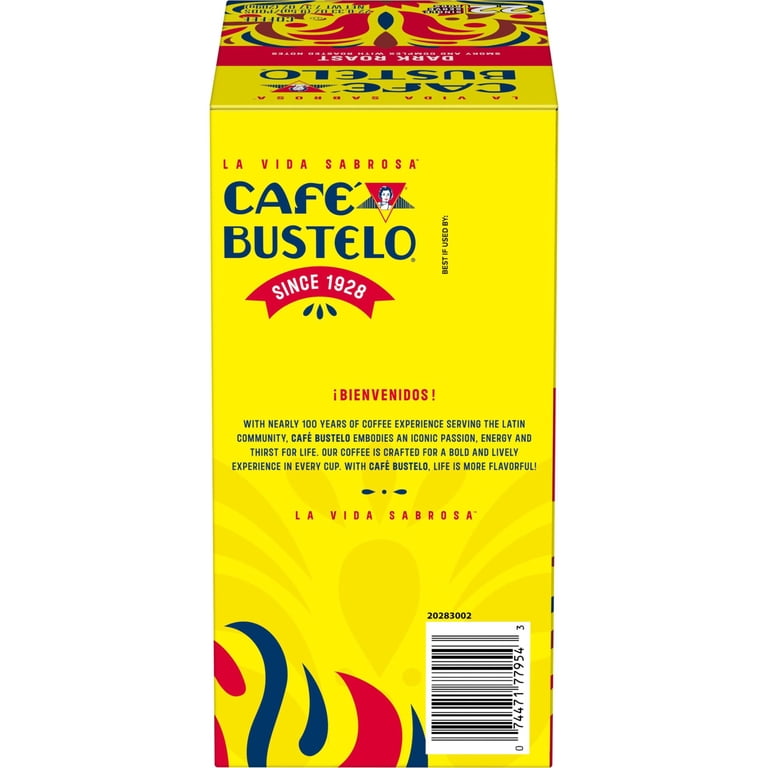 Café Bustelo Espresso Style, Dark Roast Coffee, Keurig K-Cup Pods for Keurig K-Cup Pods, 12 count