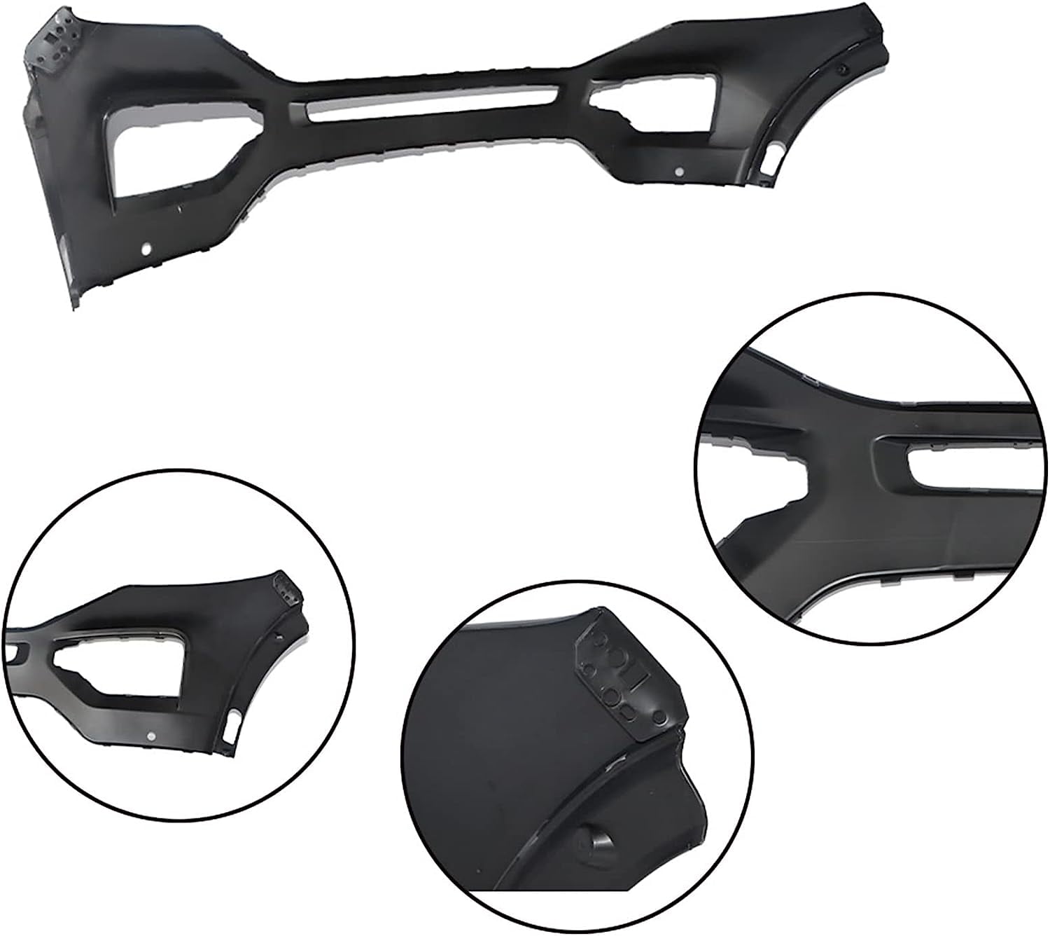 Front Bumper Cover For 2020 2021 Ford Explorer With Park Sensor Holes Primed