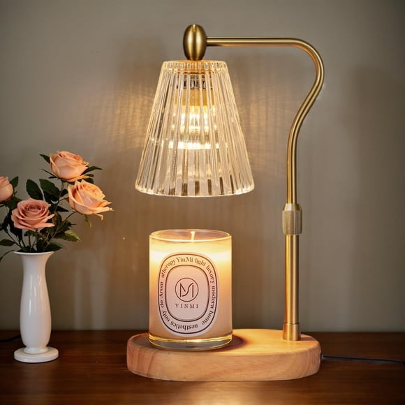 Lámpara calentadora de velas EnGPure con temporizador y atenuador
