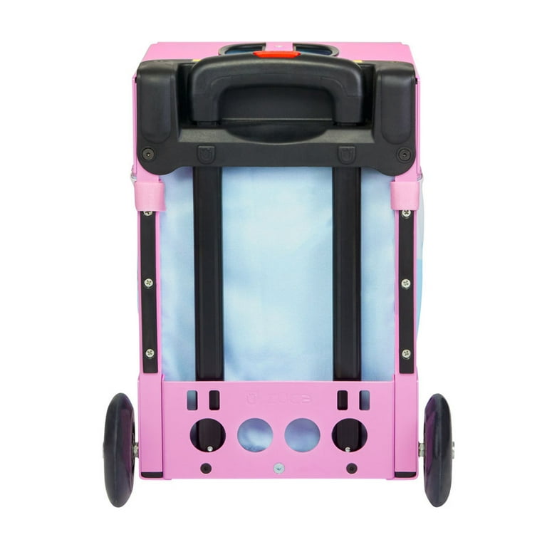 Zuca 15.5 Sport Bag Mini Hello Kitty Winter Fun with Flashing Wheels Pink Frame