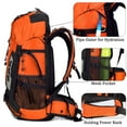 thumbnail image 4 of 60L Travel Hiking Camping Backpack with Rain Cover,Backpack Water Resistant,Traveling Backpack for Men Women, 4 of 11