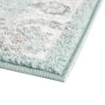 thumbnail image 6 of Unique Loom Aurelia Collection Area Rug - Hadrian (7' Octagon Aqua/Gray), 6 of 7