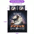 thumbnail image 5 of Happy Halloween German Shorthaired Pointer Witch Pumpkins Bats Quilt Bedding Set GSP Lover Dog Gift 1 Blanket Bed Cover 2 Pillowcases - 13012, 5 of 5