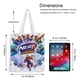 thumbnail image 5 of Nerf Bolso de tela con estampado de lienzo para mujer, bolsa de compras reutilizable y estética, con cremallera interior, regalo para mujer, 35 × 40 cm., 5 of 6