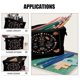 thumbnail image 3 of Travel Toiletry Bag Moon Phase Flower Makeup Bag Portable Makeup Bag Women Makeup Bag, 3 of 3