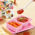thumbnail image 1 of Caja de refrigerios con doble compartimento, caja de condimentos, caja bento, mini embalaje para acampar con tapa, caja de refrigerios, un ataúd, 1 of 9