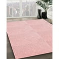 thumbnail image 3 of Ahgly Company Machine Washable Indoor Rectangle Transitional Light Coral Pink Area Rugs, 5' x 8', 3 of 7