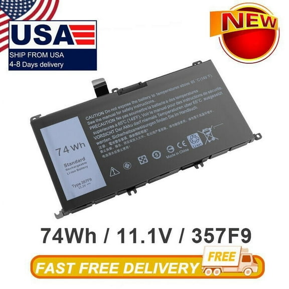 74WH 357F9 Laptop Battery for Dell Inspiron 15 7000 Gaming 15 7559 i7559 7557