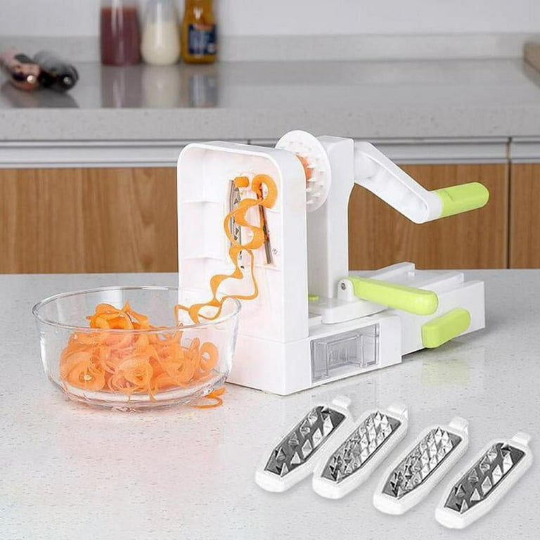 Stainless Steel Cheese Grater Hand Crank Rotary Blades Vegetable Chopper  Multifunctional Kitchen Gadget