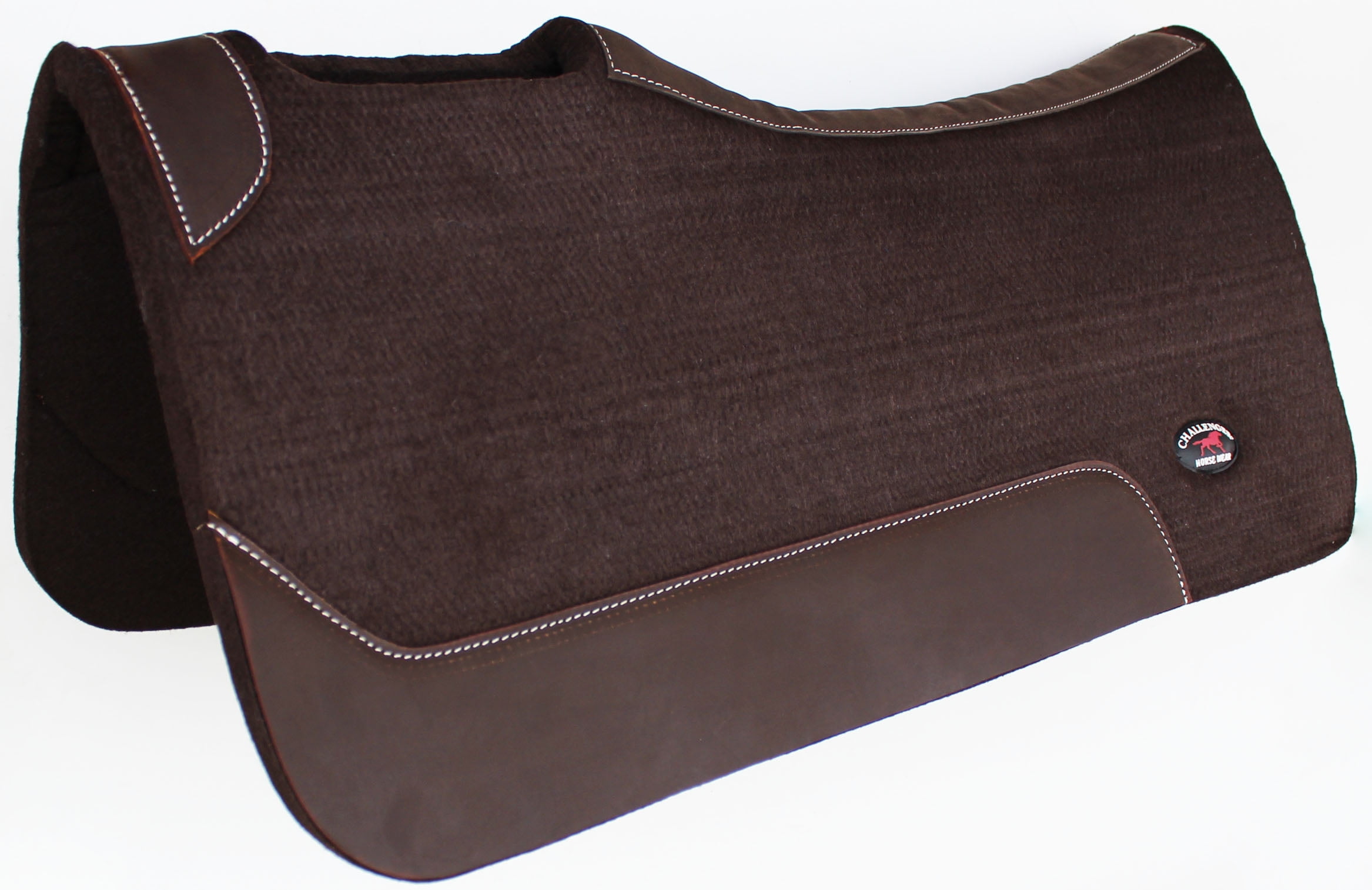 Thick Horse SADDLE PAD Western Contour Wool Felt Therapeutic 3981
