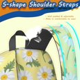 thumbnail image 5 of Daisy Pioneer Flower Yellow Pattern 17" School Backpacks for Teens,Waterproof Oxford Fabric,S-Shape Padded Straps for School,Travel,Hiking,Camping, 5 of 6