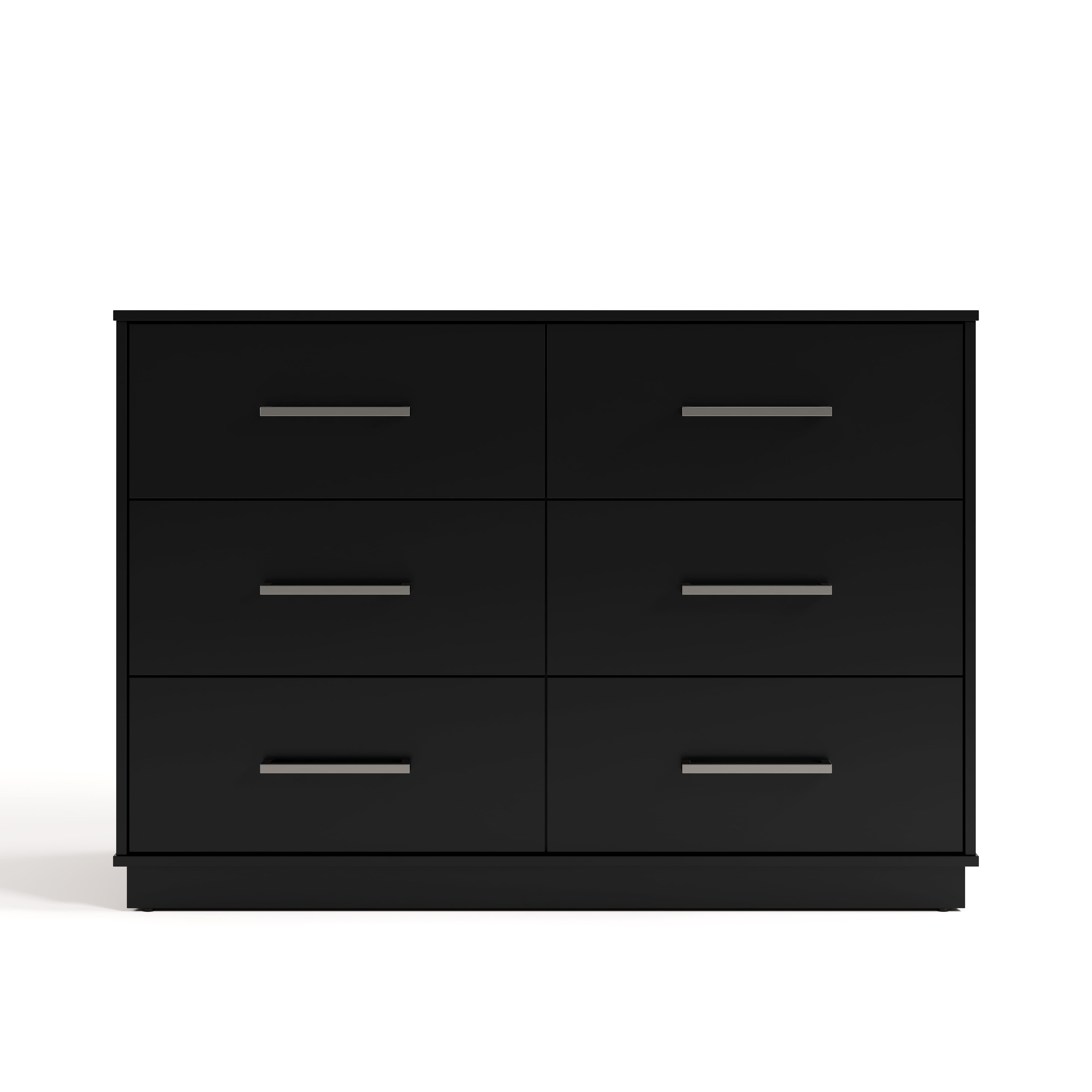 Graco Essentials 6 Drawer Nursery Double Dresser, Black