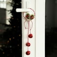 thumbnail image 2 of CuiLiyq Christmas Jingle Bell Door Hanger with Bowtie and Pinecones, 15" Festive Front Door Handle Decor with Real Bell Sound, Holiday Entryway Decor for Fireplace Christmas Tree Wreath, 2 of 8