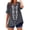 Dark Gray, variant on TKLPEHG Spring Tunic Tops for Women Button Embroidery Tunic Shirts Loose Fit Leisure Ladies Fashion Print Tee Lightweight Comfy Short Sleeve V-Neck Summer Everyday Wear (Blue,M)