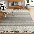 thumbnail image 2 of SAFAVIEH Vermont Wilfreda Aztec Area Rug, Black/Ivory, 4' x 6', 2 of 8