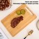 thumbnail image 4 of Juego de Tablas de Cortar de Bambú de Doble Cara | Tablas de Cortar para Cocina Doméstica | Madera Natural | Antimoho | Fáciles de Limpiar | Varios Tamaños: 34, 30 y 20 Cm | Preparación de Alimentos,, 4 of 6