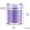 thumbnail image 2 of ZPAQI 4 Color Glitter Holographic Cosmetic Festival Powder Sequins Craft Glitter, 2 of 14