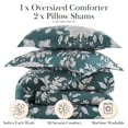 thumbnail image 2 of Vintage Garden Printed Comforter Set by SouthShore Fine Linens, 2 of 9