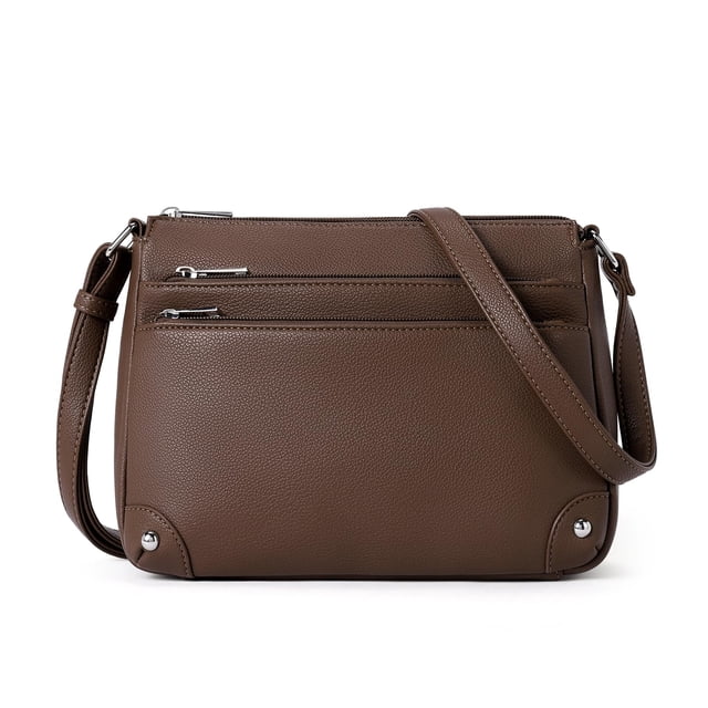 Bandolera WESTBRONCO para mujer, tamaño mediano, color café