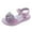 Purple, variant on JSCDRPDWL Size 7 Toddler Sandals Girls Princess Shoes for Girls 5-6 Years Old Girls' Kids Open Toe Ankle Strap Princess Dress Sandals for Wedding Party-Toddler Shoes Gift for Three Year Old Girl